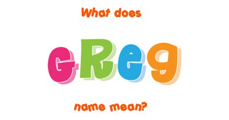 greg origine|greg name spelling.